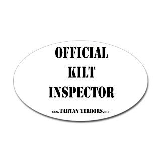 Official Kilt Inspector  Tartan Terrors Merchandise
