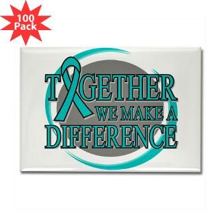ovarian cancer together rectangle magnet 100 pack $ 168 99