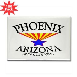 phoenix arizona rectangle magnet 100 pack $ 179 99