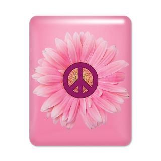 Anit War Gifts > Anit War IPad Cases > Pink Peace Daisy iPad Case