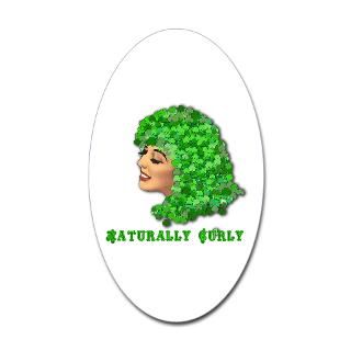Naturally Curly Irish Hair Cute Design  Leprechaun Gifts & All Things