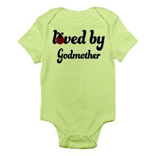 Loved By Godmother Ladybug Body Suit by mainstreetshirt
