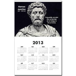 Gifts  Home Office  Marcus Aurelius Stoicism Calendar Print