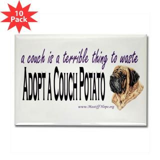 Adopt a Couch Potato  MASTUFF   English Mastiff t shirts & gifts