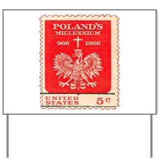 Polish Heritage Gift Shop  Polish Pride  Poland Millennium Stamp