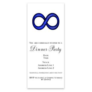 Royal Blue Infinity Symbol Invitations by Admin_CP10395009