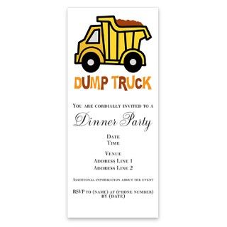 Toy Dump Truck Invitations by Admin_CP8993818