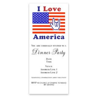 ILY America Flag Invitations by Admin_CP3964302