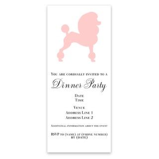 Pink Poodle Invitations by Admin_CP4117350