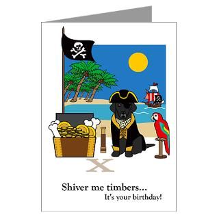 Little Bandana Pirate Birthday Greeting Card by markmurphycreative