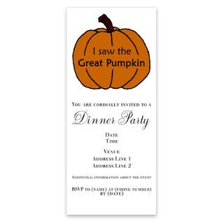 saw the Great Pumpkin Pink Invitations by Admin_CP3561364