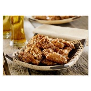 Alcohol Gifts  Alcohol Flat Cards  Honey Garlic Chicken Wings with a