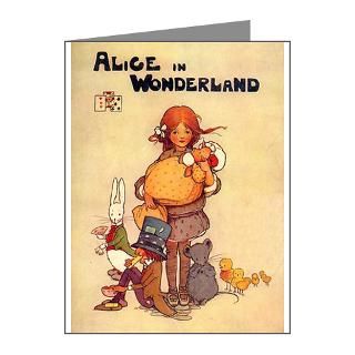 Alice In Wonderland Thank You Note Cards
