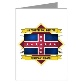 1st Tenn Volunteer Infantry Greeting Cards (Pk of for