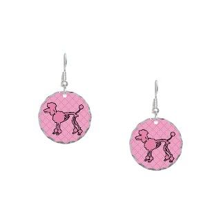 French Poodle Gifts  French Poodle Jewelry  Pink Skeleton Poodle