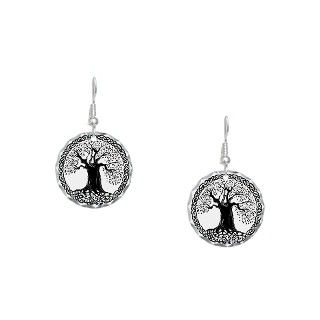 Argent Gifts  Argent Jewelry  Wisdom Tree I.V. Earring Circle Charm