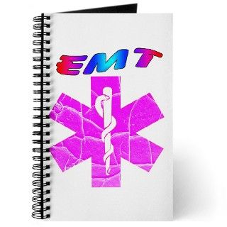 911 Gifts  911 Journals  EMT Journal(pink star of life)