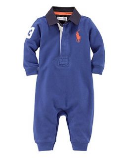Ralph Lauren Childrenswear Infant Boys Big Pony Coverall   Sizes 3 9