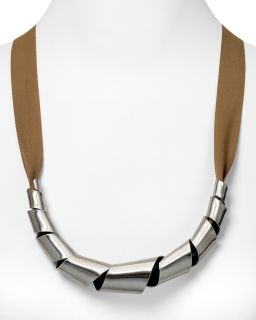 BY MARC JACOBS Metal Ribbons Big Twist Necklace, 12