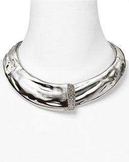 Alexis Bittar Gunmetal Collar Necklace, 13