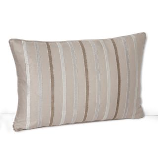 Hudson Park Dobby Stripe Decorative Pillow, 12 x 18