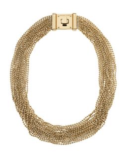 Michael Kors Turn Lock Necklace, 20