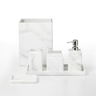 Waterworks Studio White Marble Bath Accessories