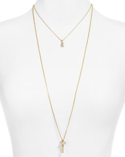 Juicy Couture Double Strand Key Necklace, 32