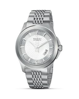 Gucci G Timeless Collection Silver Watch, 44 mm