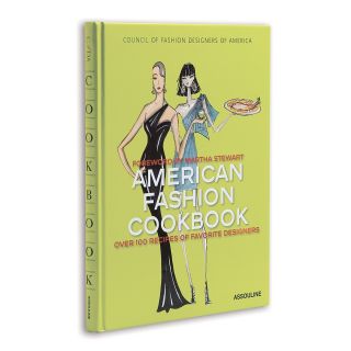 assouline american fashion cookbook price $ 45 00 color green quantity