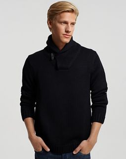 55 Broome Shawl Collar Sweater with Horn Toggle