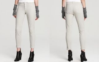 Brand Jeans   Harper Mid Rise Twill Capri in Shell_2