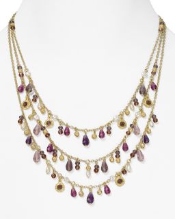 three row drop necklace 21 price $ 78 00 color gold quantity 1 2 3 4 5