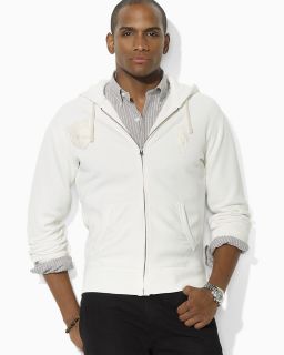 sleeved full zip tonal fleece hoodie orig $ 145 00 was $ 87 00 now