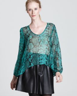 aqua blouse viper snake v neck orig $ 78 00 sale $ 39 00 pricing