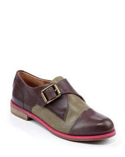 lucky brand buckle strap flats dollar price $ 109 00 color military
