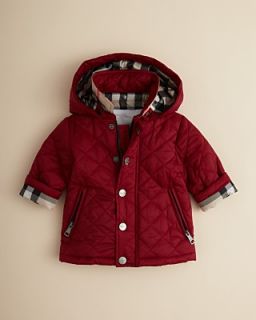 Burberry Infant Boys Jerry Quilted A line Jacket   Sizes 6 18 Months