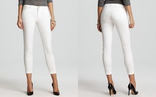 Brand Jeans   Harper Mid Rise Twill Capri in White_2