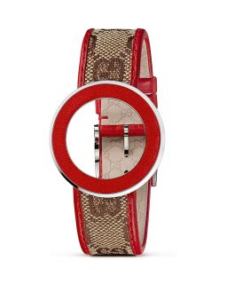 bezel and red leather watch strap 35mm price $ 195 00 color no color