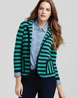 juicy couture blazer horizontal stripe price $ 228 00 color royal navy