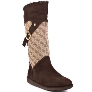 wiggle brown multi fabric guess shoes $ 119 99 $ 107 99
