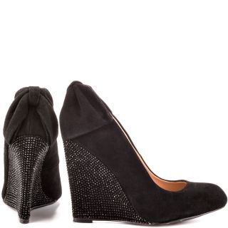Betsey Johnsons Black Chhance   Black Suede for 129.99