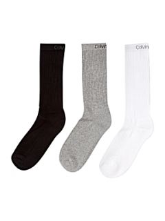 Calvin Klein 3 pack sport socks Multi Coloured   Socks   