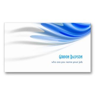 clean business card style