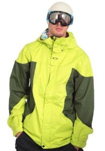 New Mens Oakley Karn Jacket Snowboard Ski Ampiler Corked Fari Mint