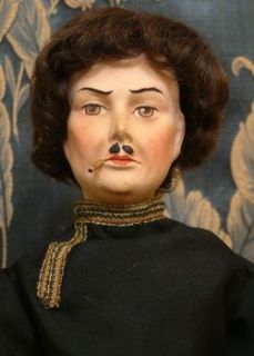 Dashing 22 French Boudoir Male Smoker Doll Antique Costume Such A