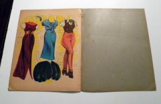 Jane Russell Uncut Paperdolls in Packet 1955 Paper Dolls