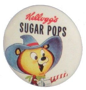 Kelloggs Sugar Pops Pete Button KB1947