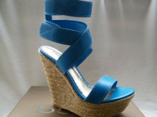 BEBE Shoes Sandals Heel Platform Kelly YHU Blue