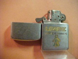1954 Zippo Advertising Lighter Layrite Concrete Products Company